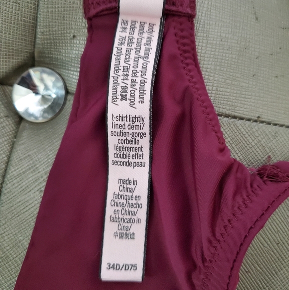Victoria Secrect T-Shirt Demi Bra 34D - Picture 10 of 10